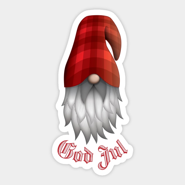 Tomte Greetings Sticker by RudDesigns